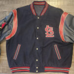St Louis Cardinals Black MLB Team Varsity Jacket