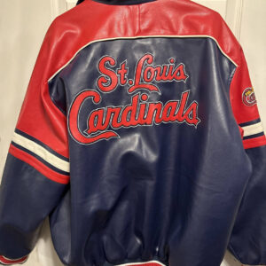Thegenuineleather St. Louis Cardinals Navy Varsity Jacket 