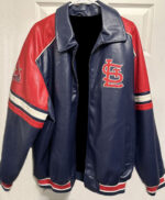 St Louis Cardinals MLB Team Tricolor Leather Jacket