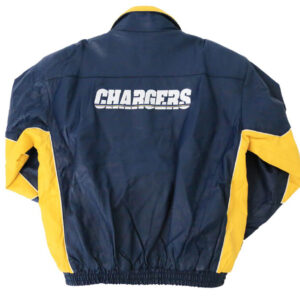 Vintage Jeff Hamilton LA Chargers Leather Jacket