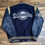 Vintage MLB Milwaukee Brewers Varsity Jacket