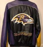 Vintage NFL Baltimore Ravens Leather Jacket
