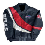 Vintage NFL Buffalo Bills Football Team Leather Jacket