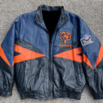 Vintage Pro Player Chicago Bears Leather Jacket