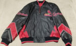 Vtg MLB St Louis Cardinals Leather Bomber Jacket