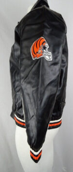 Vtg NFL Cincinnati Bengals Team Leather Jacket