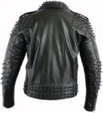 Classic-Black-Metal-Spikes-Punk-Style-Leather-Jacket