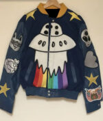 Jeff Hamilton World Love One Varsity Jacket