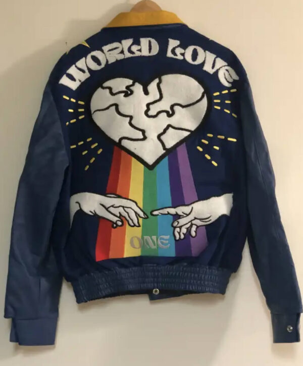 Jeff Hamilton World Love One Varsity Jacket