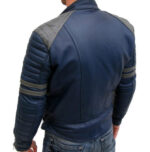 Men’s-Classic-Biker-Blue-and-Gray-Leather-Jacket