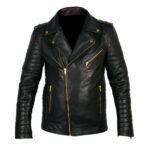 Men's-Fashion-Biker-Quilted-Style-Black-Leather-Jacket