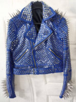Rock-Punk-Silver-Long-Spiked-Studded-Leather-Jacket
