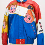Vintage Maziar Bubble Gum Leather Jacket