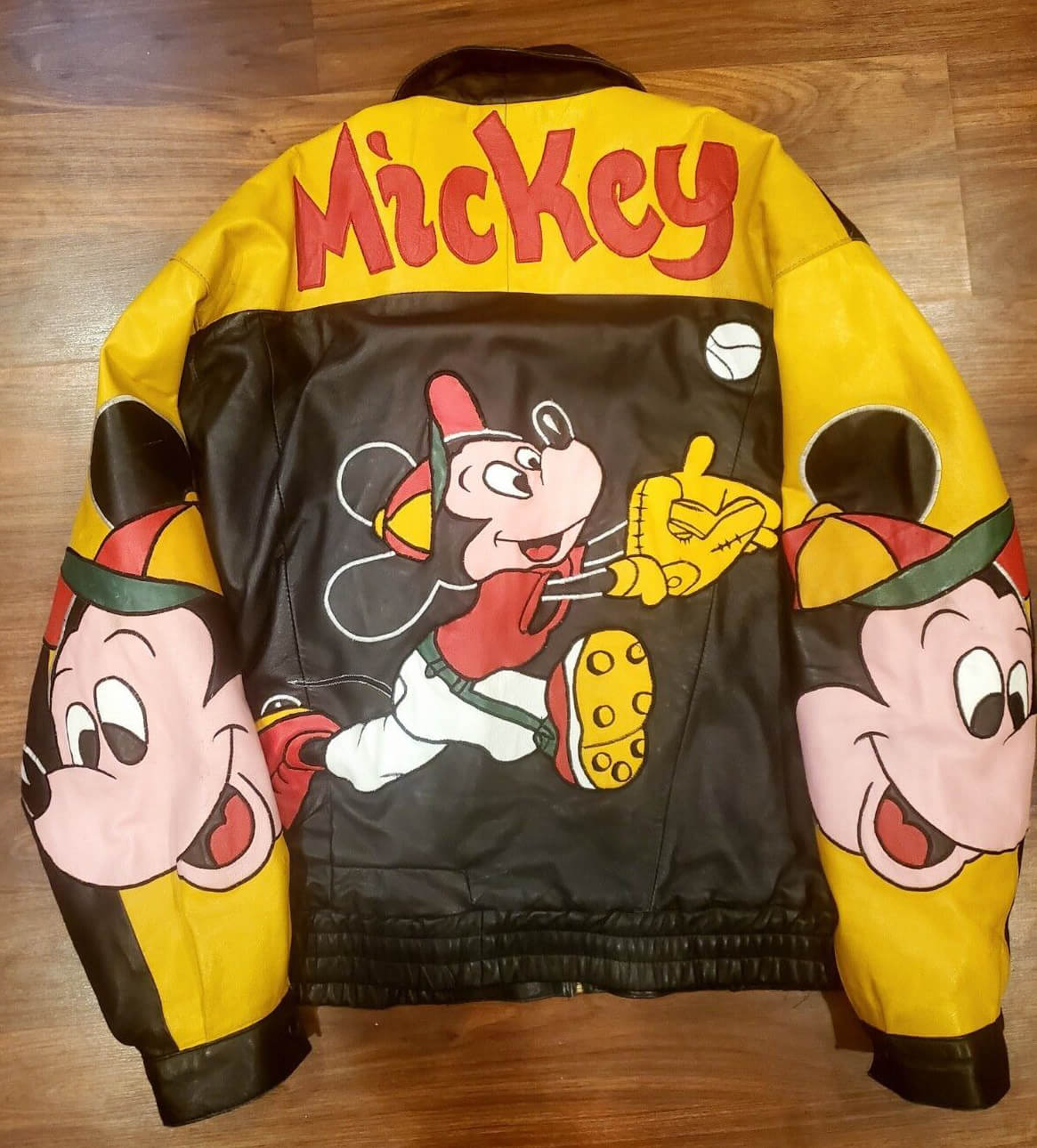 Vintage mickey mouse new arrivals bomber jacket