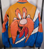 Vintage Yosemite Sam Looney Tunes Leather Jacket