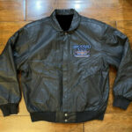 Brickyard 400 Indianapolis Black Race Leather Jacket