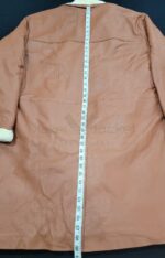 Brown Sheepskin Faux Fur Leather Coat