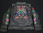 Embellished Studded Floral Embroidered Jacket