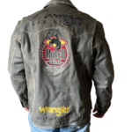 Las Vegas Rodeo Grey Mirage Wrangler Leather Jacket