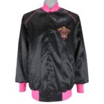 National Finals Rodeo 1990 Black Satin Jacket