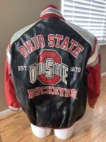 Ohio State Buckeyes Est 1870 Leather Jacket