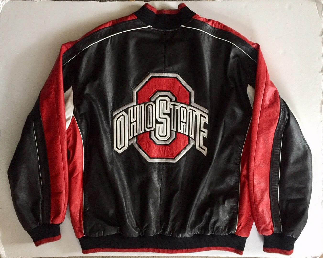 Veste Vintage Des Ohio State En Daim - XL