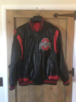 Ohio State Buckeyes Vintage 90's Leather Jacket