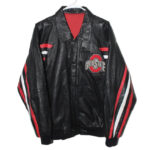 Ohio State University Black Leather Jacket