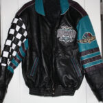 Rare Brickyard 400 Jeff Hamilton 1999 Leather Jacket