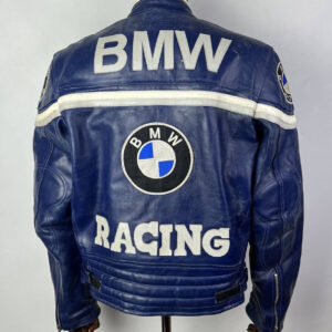 BMW Power Motorcycle Racing Leather Jacket