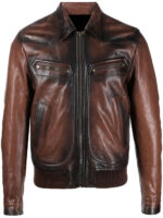 Dsquared-2-Faded-Effect-Leather-Jacket