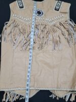 Indian-Western-Cream-Leather-Vest