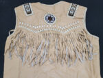 Indian-Western-Cream-Leather-Vest