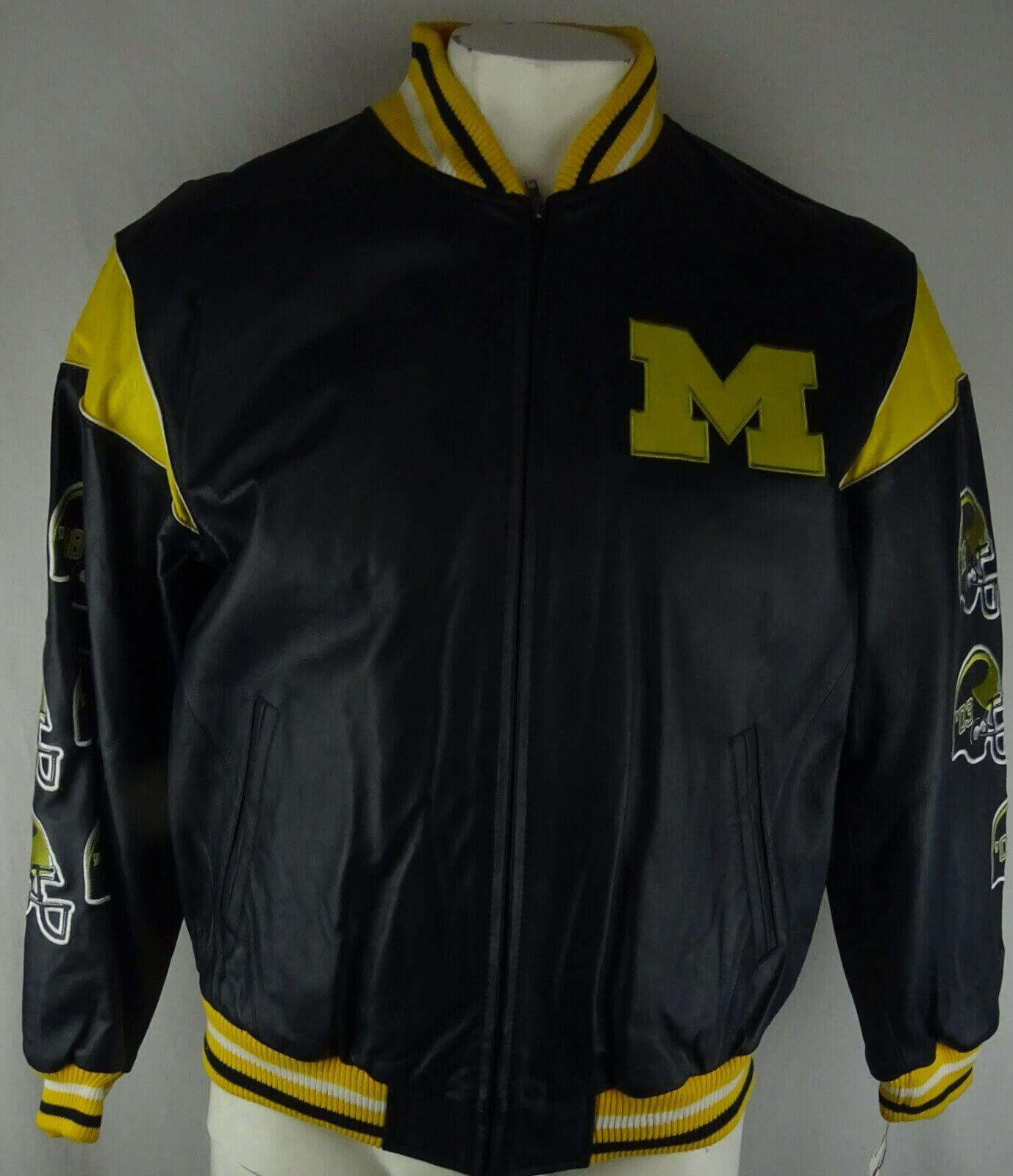 Michigan Wolverines National Champions Leather Jacket - Maker of