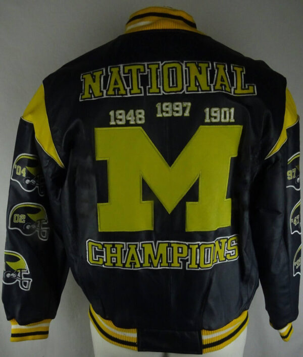 Michigan Wolverines National Champions Leather Jacket