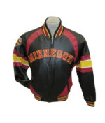 Minnesota Golden Gophers Multi Color Leather Jacket