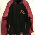 Minnesota Golden Gophers Red Black Varsity Jacket