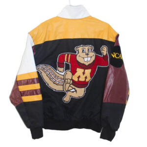 Minnesota Gophers Jeff Hamilton NCAA Leather Jacket