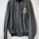 Notre Dame Fighting Irish Bomber Black Leather Jacket