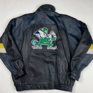 Notre Dame Fighting Irish Vintage Leather Jacket