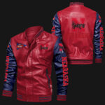 Red Blue Nebraska Cornhuskers Leather Jacket (1)
