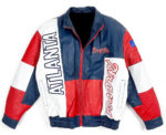 Vintage Atlanta Braves Pro Player Leather Jacket