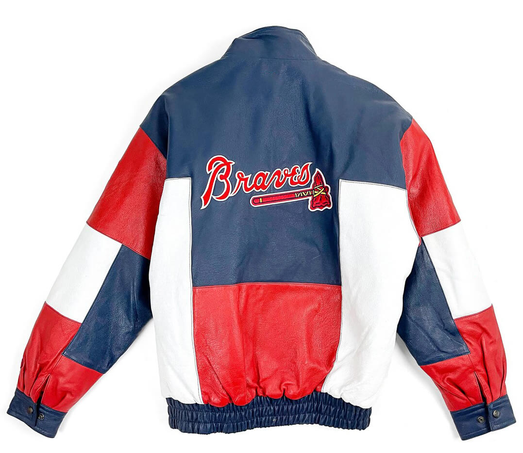 MLB Atlanta Braves Black Bomber Jacket - Maker of Jacket