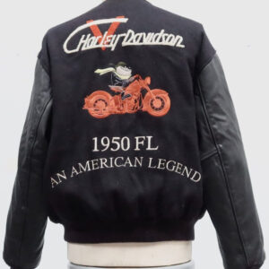 Vintage Harley Davidson Warner Bros Taz Varsity Jacket