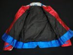 Vintage Metallic Parrot Multicolor Leather Jacket