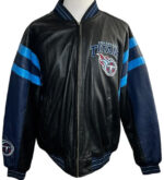 Vintage NFL Team Tennessee Titans Leather Jacket
