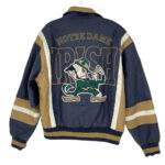 Vintage Notre Dame Fighting Irish Leather Jacket