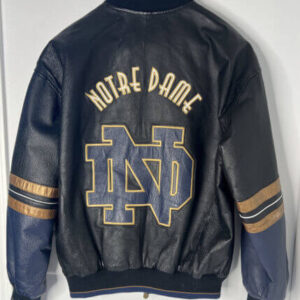 Vintage Notre Dame G III Fighting Irish Leather Jacket