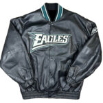 Vintage-Philadelphia-Eagles-Black-Leather-Jacket
