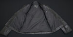 Lace Peplum Black Leather Jacket